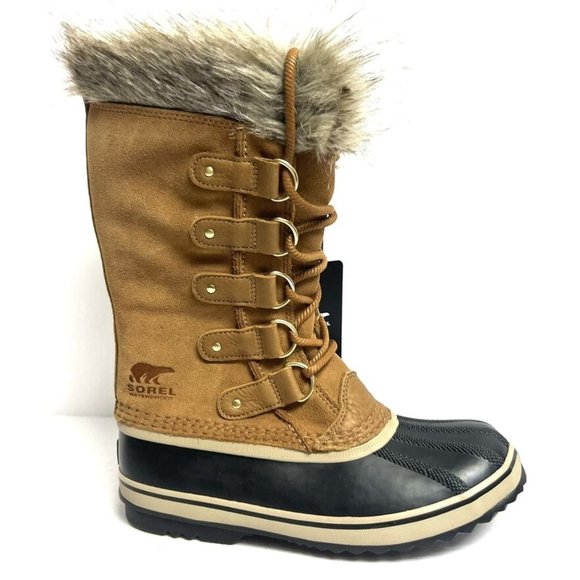 Sorel Women's Joan Of Arctic Waterproof Winter Boots Brown, Size 8M - Picture 1 of 6